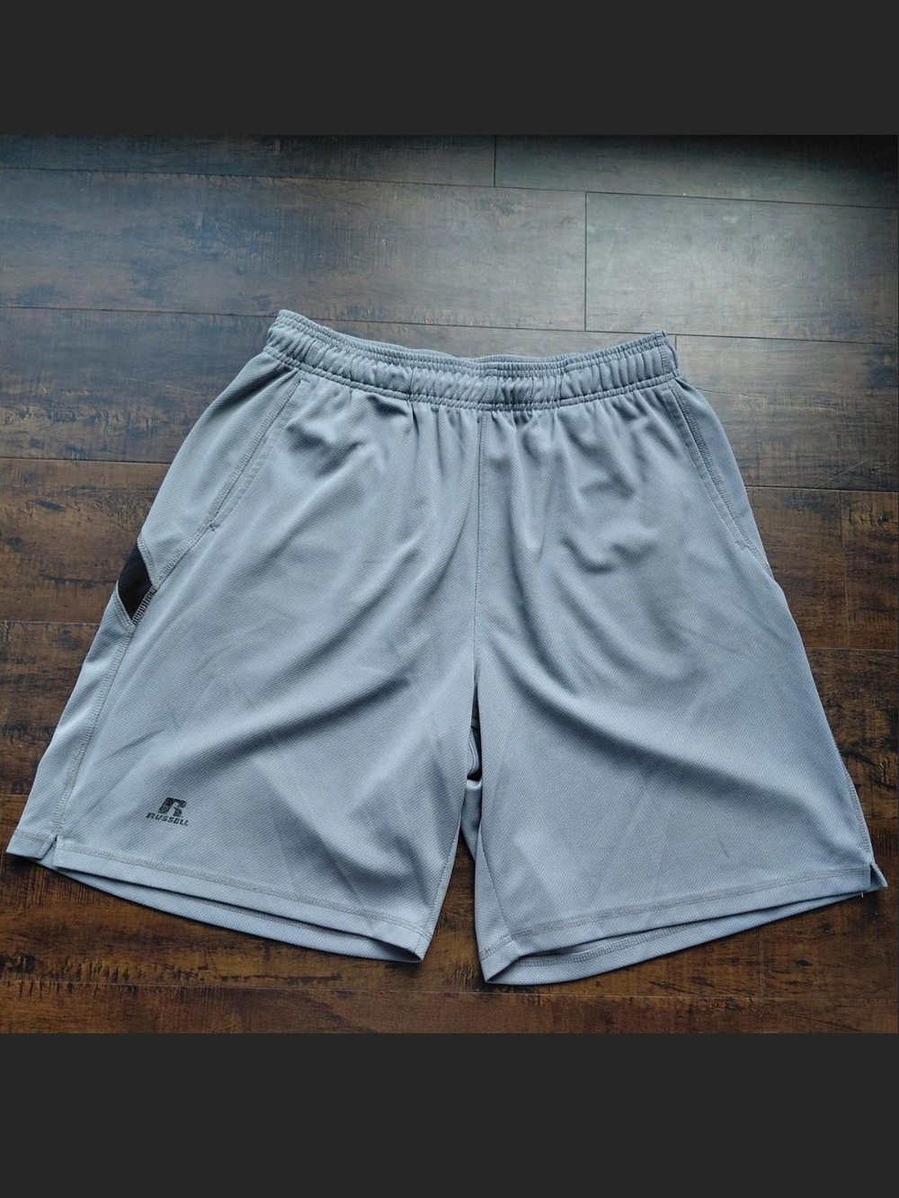 Russell Athletic Light Gray Athletic Shorts